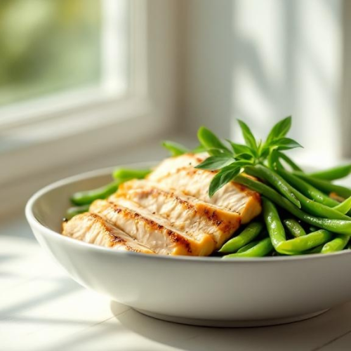Chicken & Green Bean Quick Bowl - Fresh Start 30: A Journey To Better Health